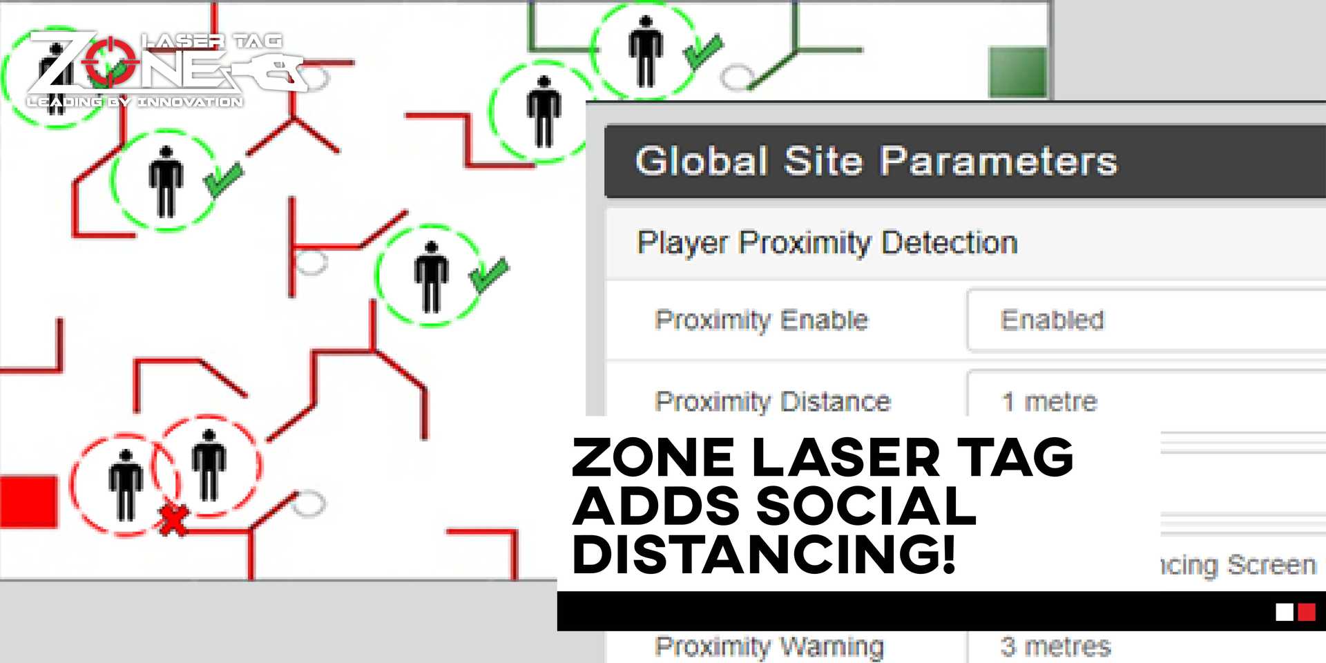 Zone Laser Tag adds Social Distancing!